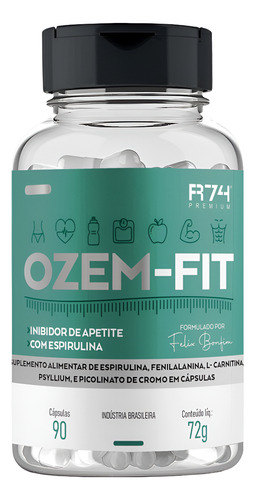 Ozem-fit - R74 - 90 Caps Sem Sabor