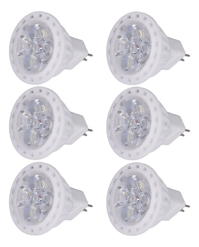 Led Track Beads, 6 Bombillas De 360 Lúmenes, Mr11, 4 W, 12 V