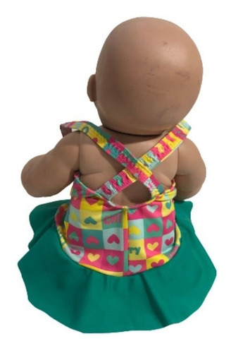 Imagen 2 de 5 de Malla Entera Bebe Con Volado Estampada Cherry 551