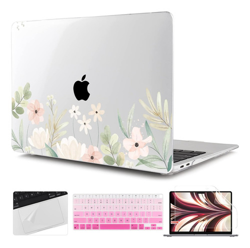 Twolskoo Funda Rígida Para Macbook Air 2021 2020 2019 2018 D