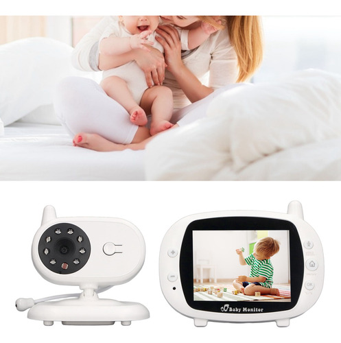 Monitor De Video Para Bebés Con Cámara De Visión Nocturna