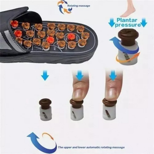 Zapatillas De Acupuntura 2025, Acupresión Y Reflexología 38-