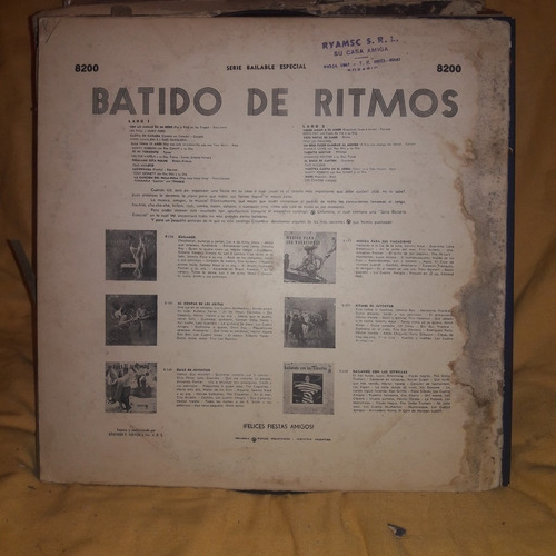 Vinilo Batido De Ritmos Trio Avileño Los Panchos Doris Cp1