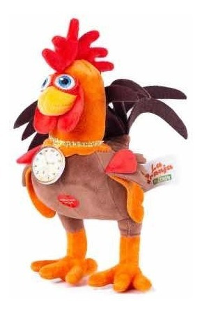 Imagen 4 de 10 de Granja De Zenón Peluche Musical Gallito Pinto 20 Cm La Plata