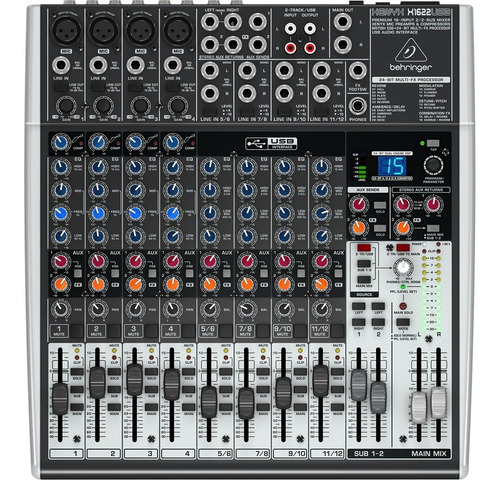 Mezcladora Behringer X1622usb 16 Ch Con Interfaz