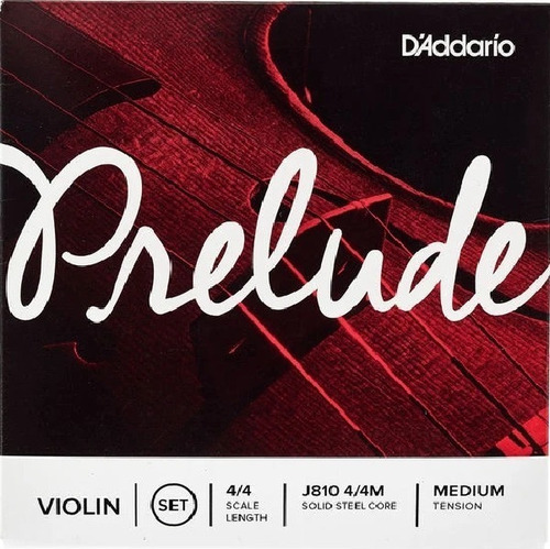 Cuerdas Violín Daddario Prelude  3/4 J-810 3/4m Envio Inmed+