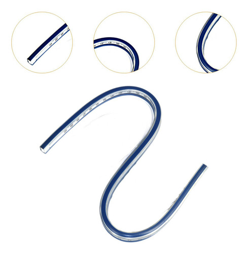 Bh Compatible Regla Curva Flexible, Herramienta De Dibujo