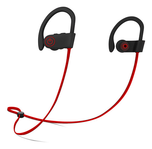 Firstop Auriculares Bluetooth, Audífonos Inalámbricos Impermeables Ipx7, Auriculares Con Reducción De Ruido Y Ajuste Seguro Para Deportes Y Gimnasia, Con Micrófono Incorporado(rojo)