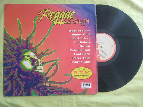 Reggae & Sun Vol 2 Lp Compilacion Emi Colombia 