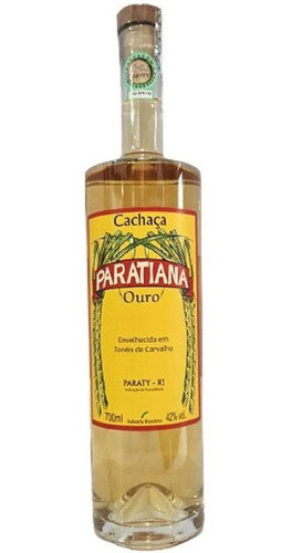 Cachaca Paratiana Ouro 700ml