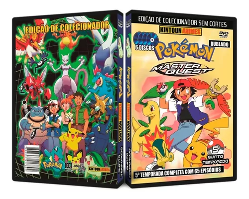 Pokémon 1ª Até A 5ª Temporada Completas E Dubladas Em Dvd