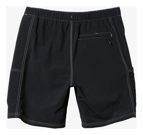 Short Surf Quicksilver Para Hombre, Color Negro