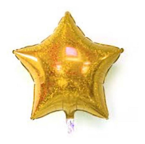 Globos Metalizados Estrella 45cm 18  Holografica Iridiscente