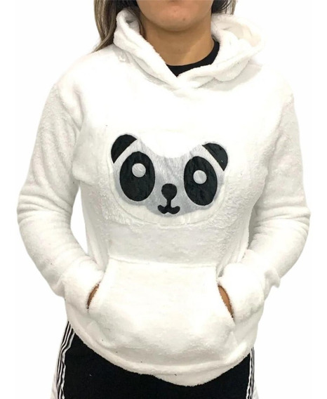 moletom panda feminino