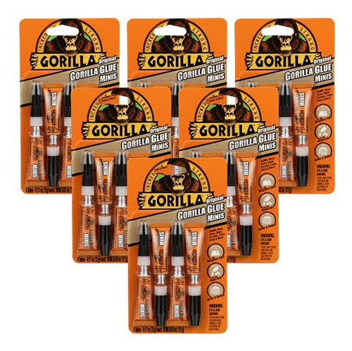 Minis, Original Waterproof Polyurethane Glue, Four 3 Gr...