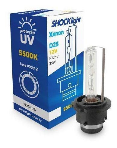 Lâmpada Xenon D2s 5500k 35w 12v Shocklight