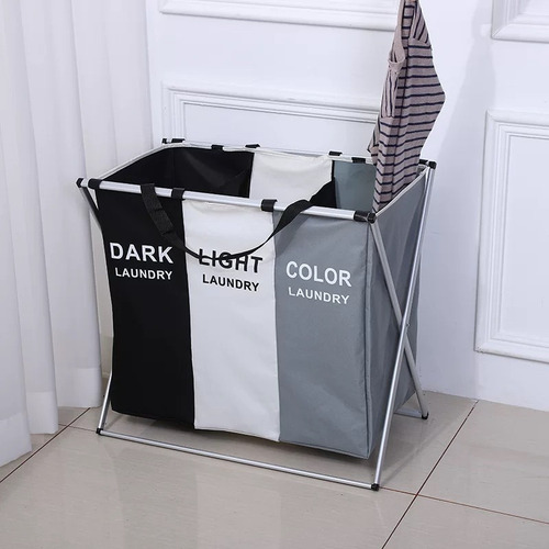 Cesto De Ropa Sucia Universal, 3 Compartimentos