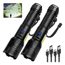 Comprar Linternas Recargables, Linternas De Alta Luminosidad, 2pcs