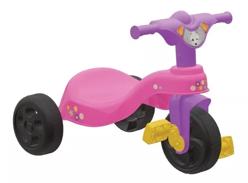 Triciclo infantil tico tico rosa menina