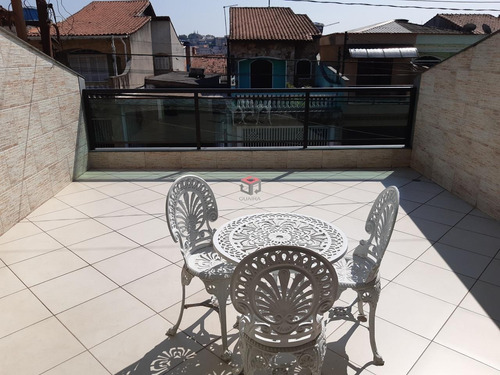 Sobrado À Venda, 3 Quartos, 1 Suíte, 2 Vagas, Gerassi - Santo André/sp - 76796