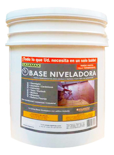 Kit Base Niveladora Para  Microcemento Lajamax Pisos 12m2 