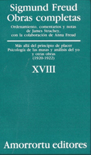 O.completas S.freud:vol.18 - Sigmund Freud