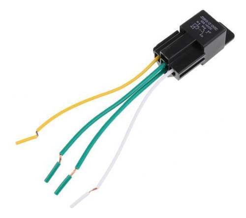 3 Nuevo Spdt Nc Con Arnés Enchufe Four Pin 12v 40 Amp De