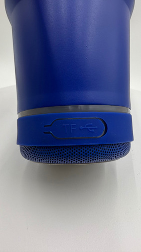 Termo Con Bocina Bluetooth Bebida Fría/caliente Vaso 900ml Azul Liso