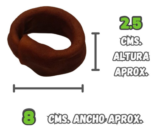 Premios Para Perro Colágeno Dona (8*2.5cm Aprox) 9pz