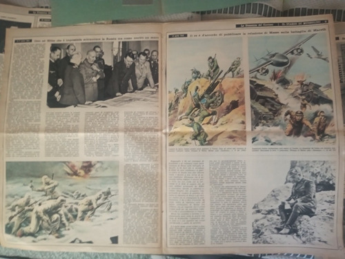 Antiguos Suplementos De La Segunda Guerra Mundial Mussolini (Usado)