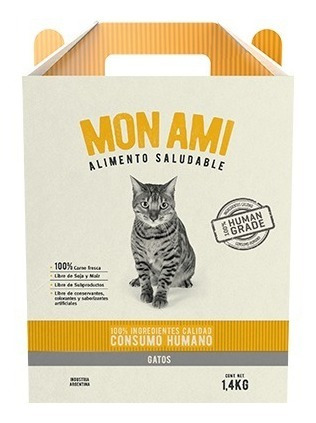 Alimento Human Grade Mon Ami Cat X 1.4 Kg