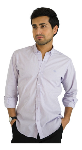 Camisa Madrid Rayas Hombre Lila