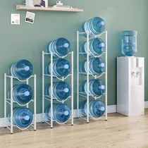 Comprar Rack Porta Garrafón Metálico 1 Niveles Para Garrafón De Agua, Portagarrafones Rack Organizador Exhibidor De 3 Garrafones,Rack Porta Metálico Garrafón De Agua De 1 Filas