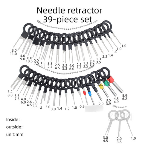 Herramientas Eliminació Extractor Terminales De Pin Conecto