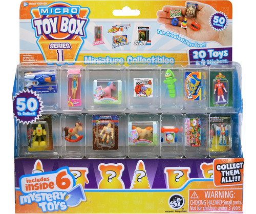 Micro Toy Box Más Pequeño Del Mundo Serie 1, Mini Colecciona