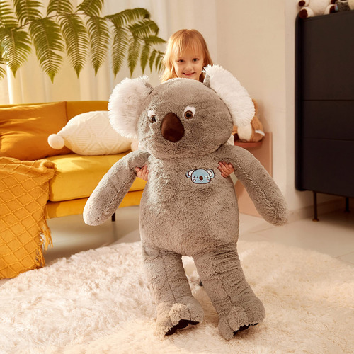 Peluche Ikasa Con Forma De Koala Grande, 30 Cm, Para Niños