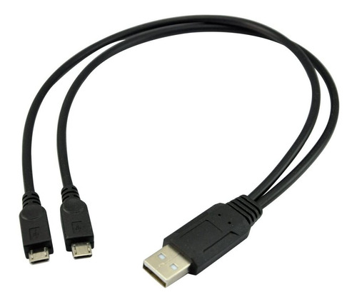 Cable Ucec Micro Usb Dual Ucec, Negro