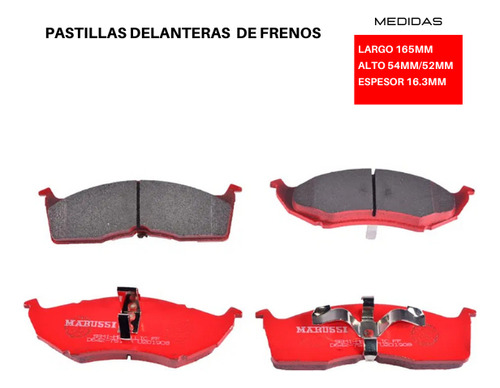 Pastilla De Freno Dodge Caravan   3.5 1995 2001