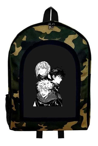 Mochila Camuflada Jujutsu Kaisen Modelo 82