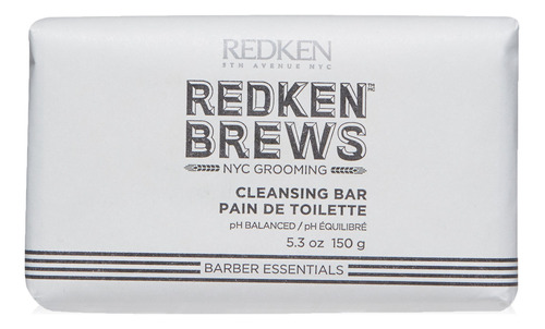 Redken Brews Barra De Limpieza Para Hombres | Jabón Multiu.