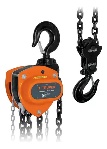 Tecle Con Cadena 3m X 5 Ton Truper 16828