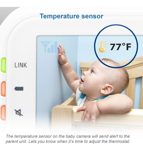 Imagen 8 de 10 de Monitor Digital De Video Bebé Vtech Vm3252 Envío Inmediato