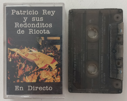 Patricio Rey - Los Redondos - En Directo Cassette Indio Skay