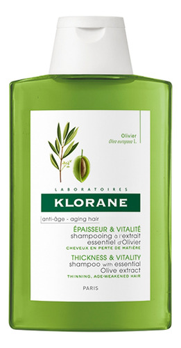 Shampoo Klorane Olivo en frasco de 200mL por 1 unidad