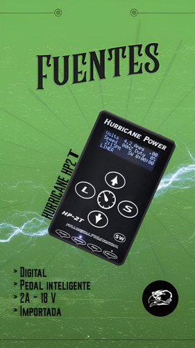 Fuente Hurricane Hp 2t Power - Tattoo