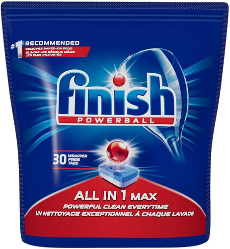Finish Sabão Para Máquina De Lavar Louças 30 Tabletes