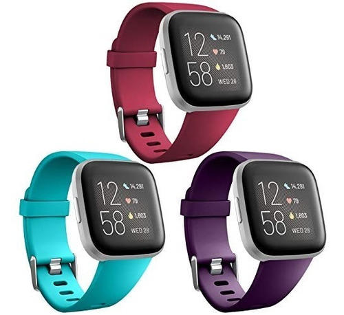 Imagen 1 de 6 de 3 Mallas Para Reloj Fitbit Versa 1 O 2 / Talle Small