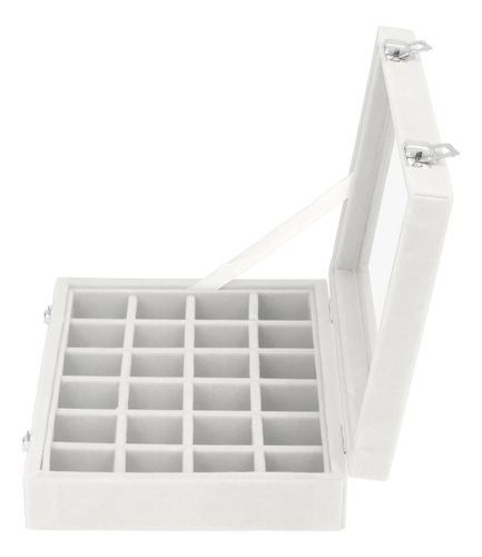 Imagen 5 de 10 de Caja De Almacenamiento Para Aretes, Organizador De Joyas De
