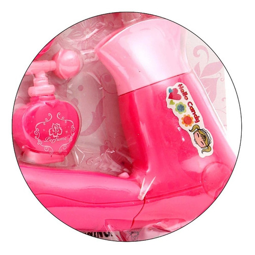 Set Belleza Juguete Peluqueria Peine Secador De Pelo Niñas