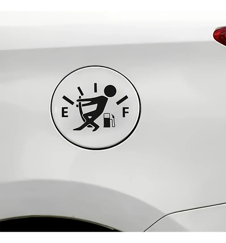 Calcomanía Sticker Impermeable Para Tapón De Gasolina